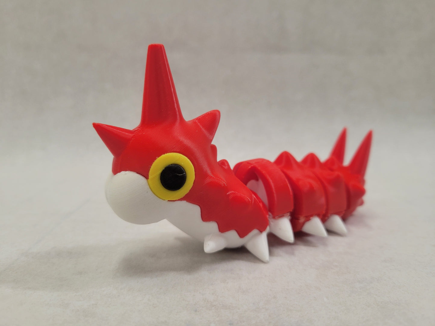 3D Printed Articulated Wurmple Toy - Unique Collectible, Bug Pokemon Gift for Gen 3 Fans, Perfect for Any Pokemon Lover!