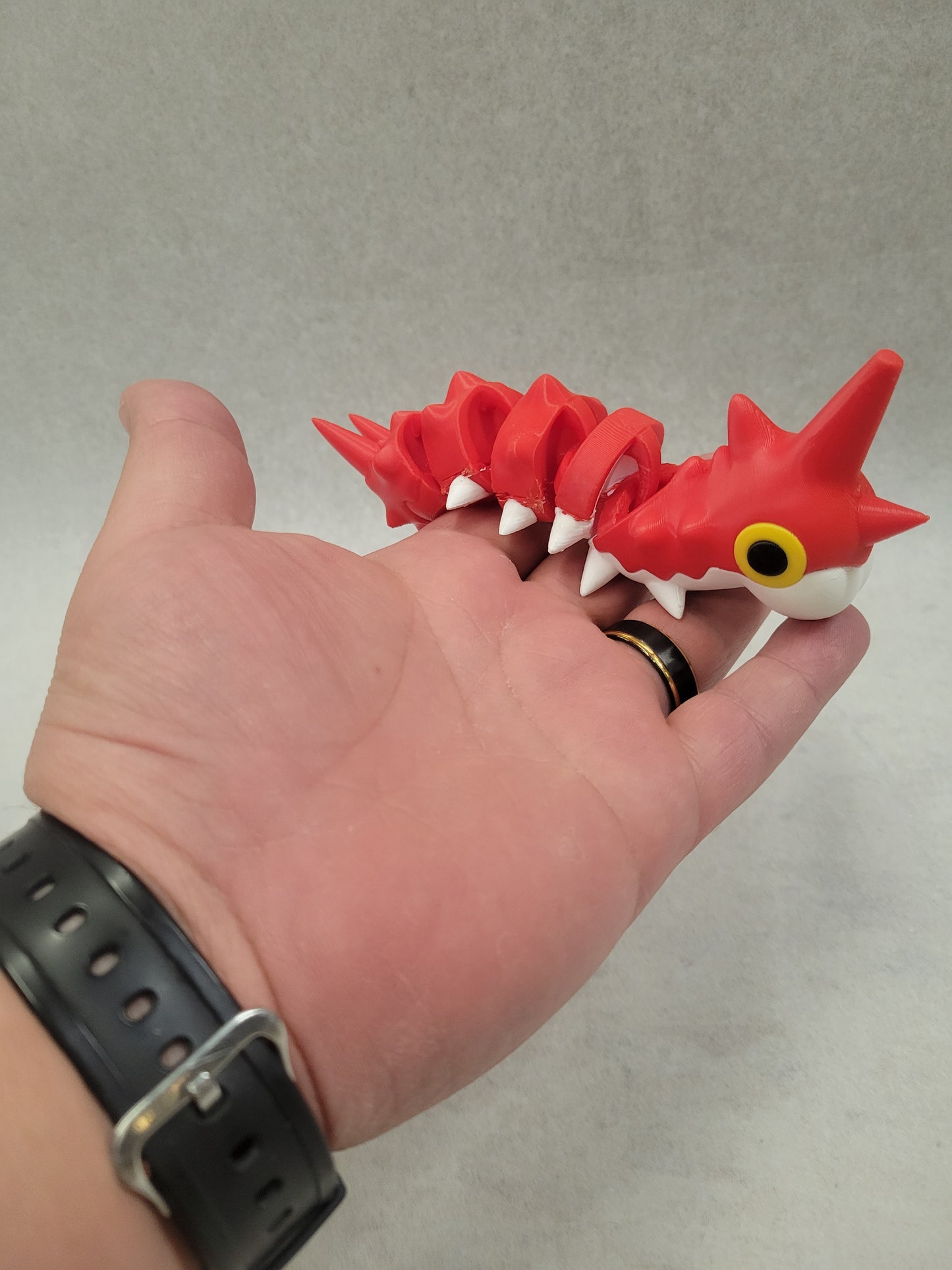 3D Printed Articulated Wurmple Toy - Unique Collectible, Bug Pokemon Gift for Gen 3 Fans, Perfect for Any Pokemon Lover!