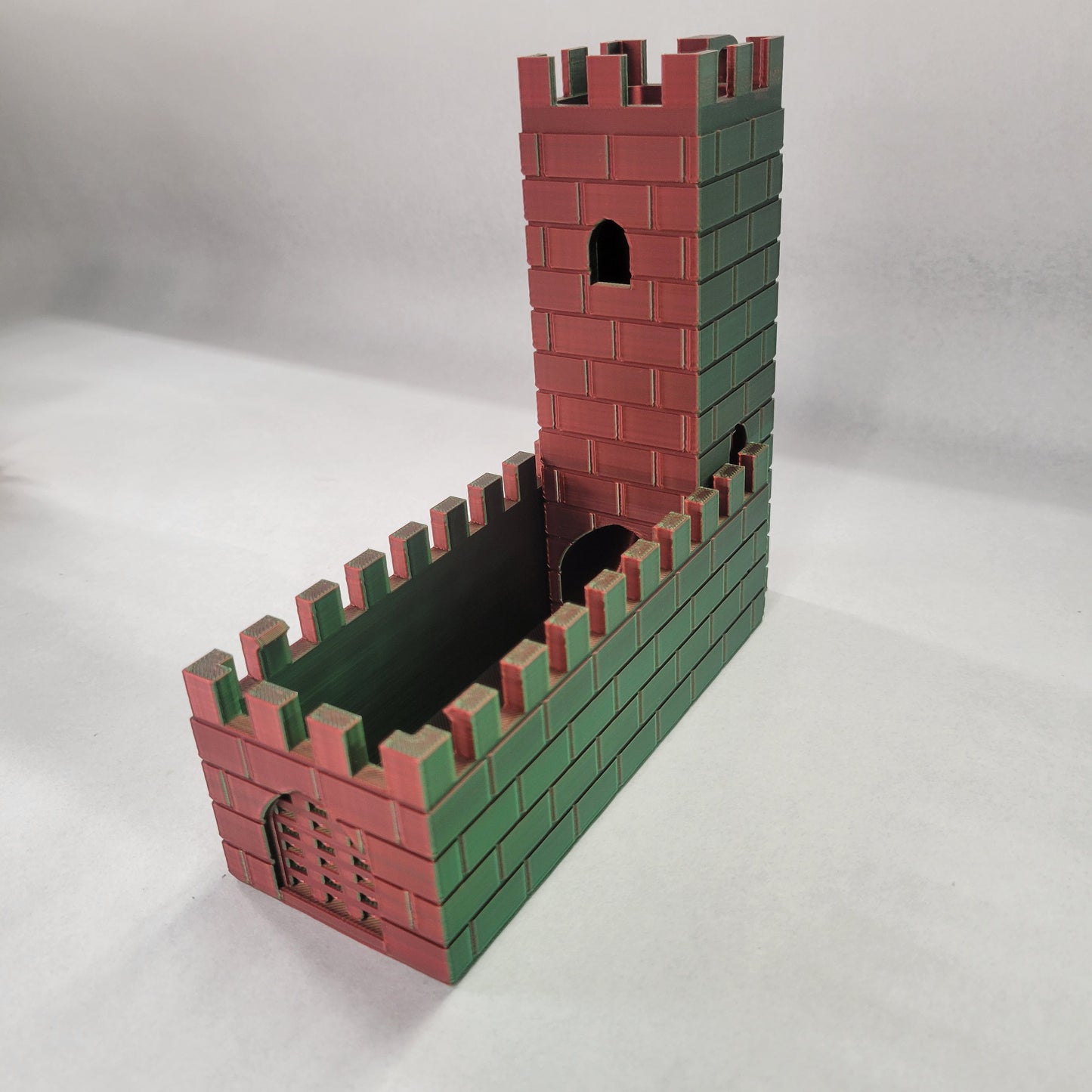 3D Printed Foldable Dice Tower - Perfect for D&D, RPGs, and Game Nights | Portable Castle Dice Roller