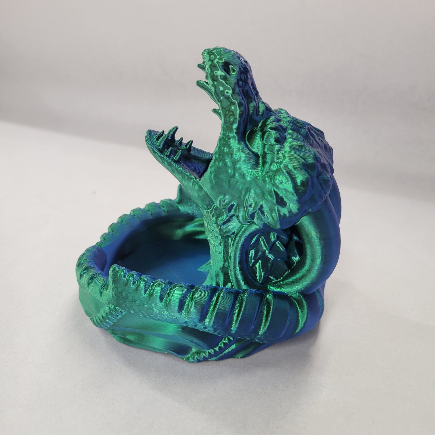 Dragon Dice Tower - Epic 3D Printed DnD Accessory - Tabletop RPG Dice Roller Model by Kekreations