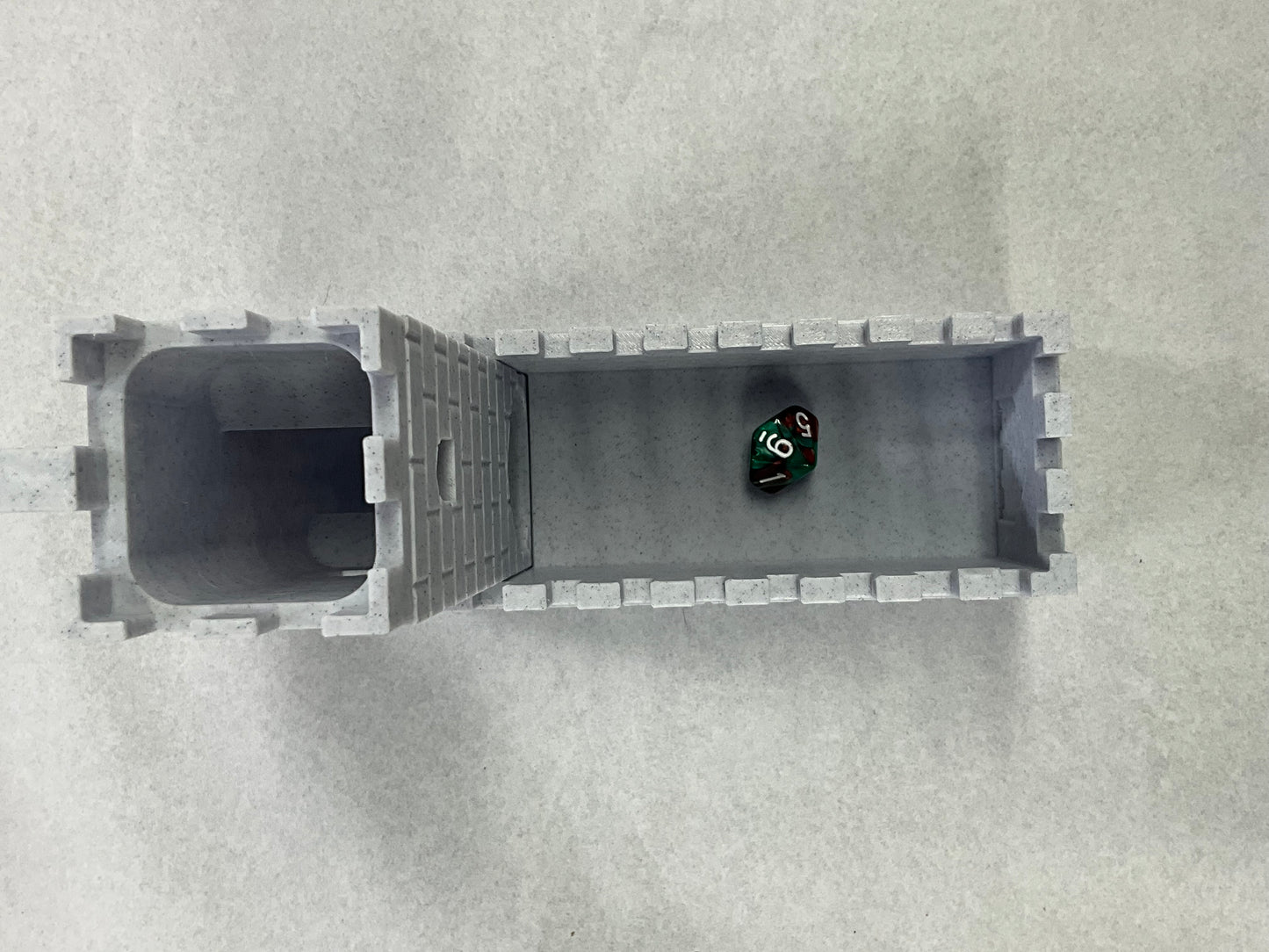 3D Printed Foldable Dice Tower - Perfect for D&D, RPGs, and Game Nights | Portable Castle Dice Roller